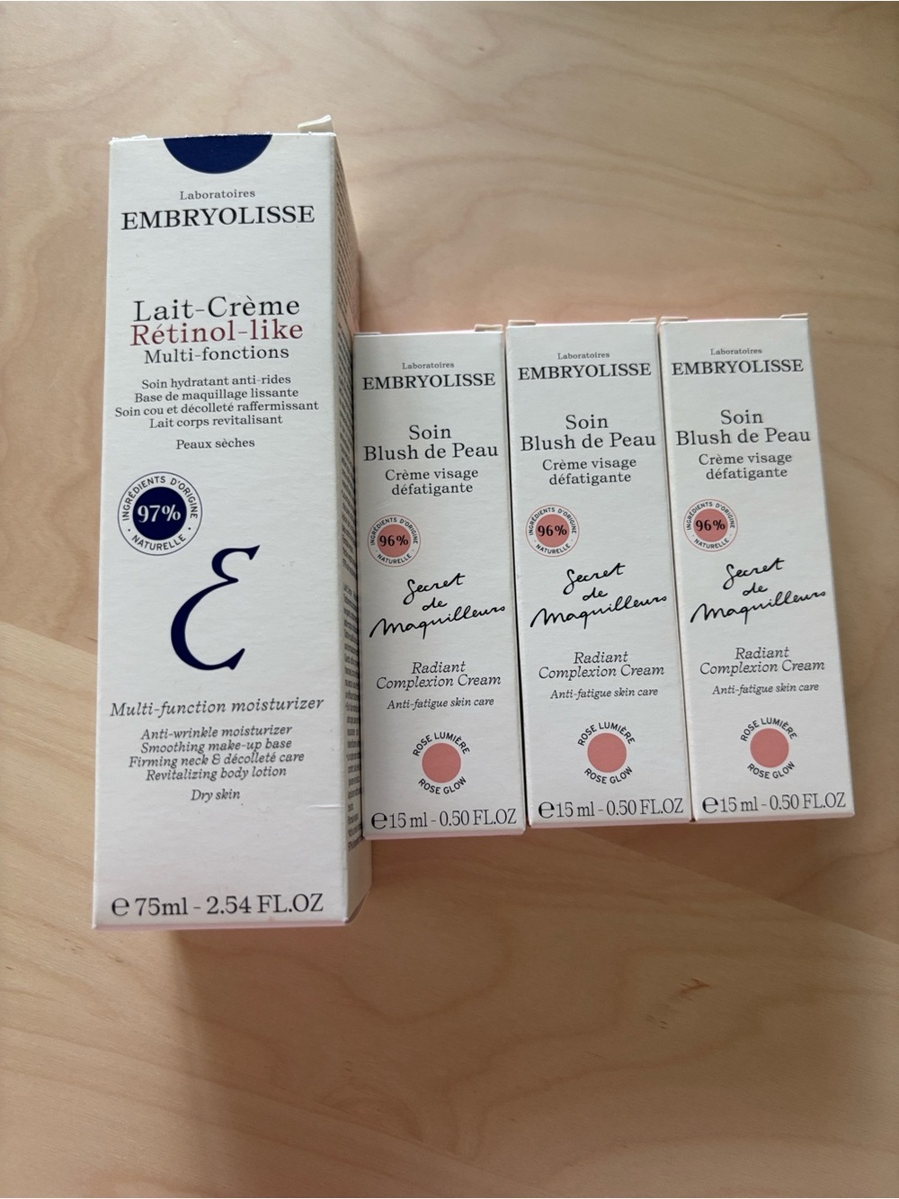 Embryolisse Rétinol-like Moisturizer + 3 Radiant Complexion Cream